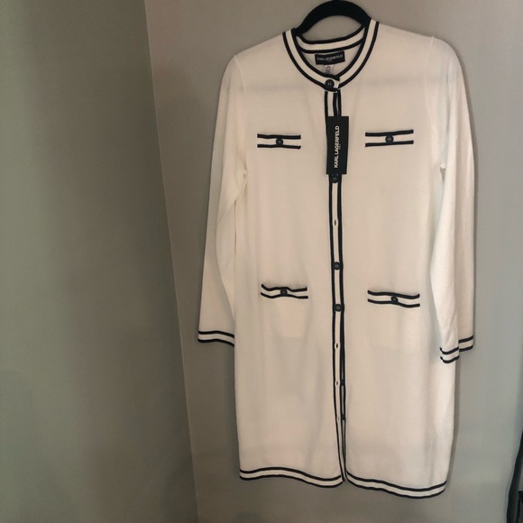 Brand New Karl Lagerfeld button up cardigan - Picture 2 of 6
